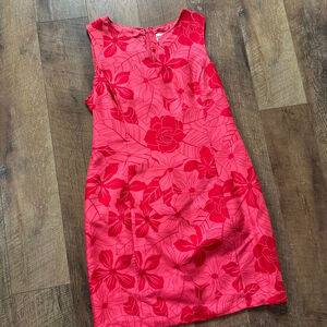 Women's Robbie Bee Pink Red Floral Mini Dress Size 12